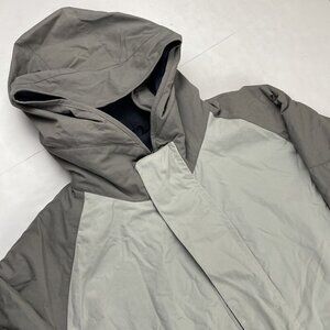 Nautica Sports Classic NS 83 Mens Size XL Fleece Lined Two Tone Coat Full Zip